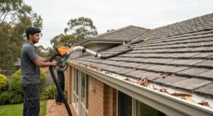 Professional gutter cleaning service in Wantirna South using eco-friendly vacuum systems