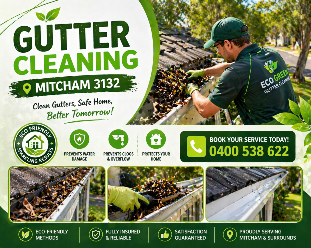 Gutter Cleaning Mitcham VIC 3132