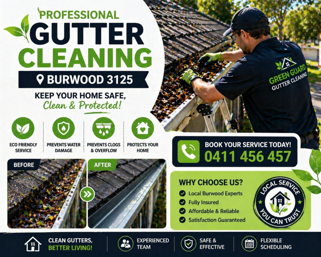 Gutter Cleaning Burwood VIC 3125 | Eco Green Gutter Cleaning